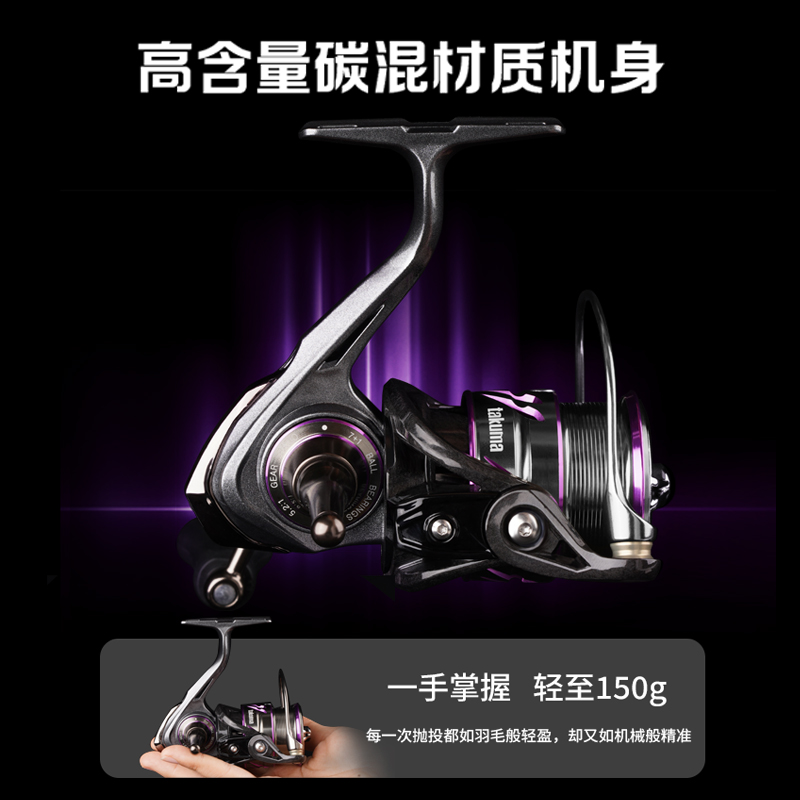 Fishing Lure Spinner - Takuma Lingxi Spinning Reel-Lightweight Build Metal