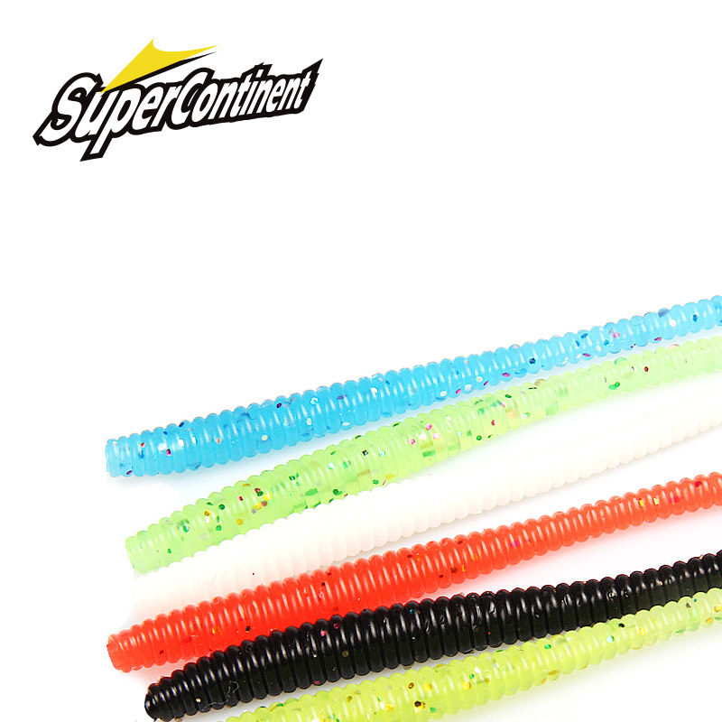 Fishing Lure Soft Plastic - Supercontinent Slow SinkingTrout Worm Soft Baits