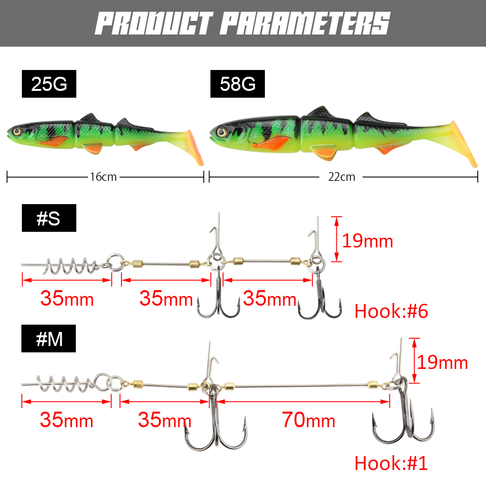 Spinpoler Pike Stinger Rig Hoo - огляд і ціна Fishing Lure Soft Plastic