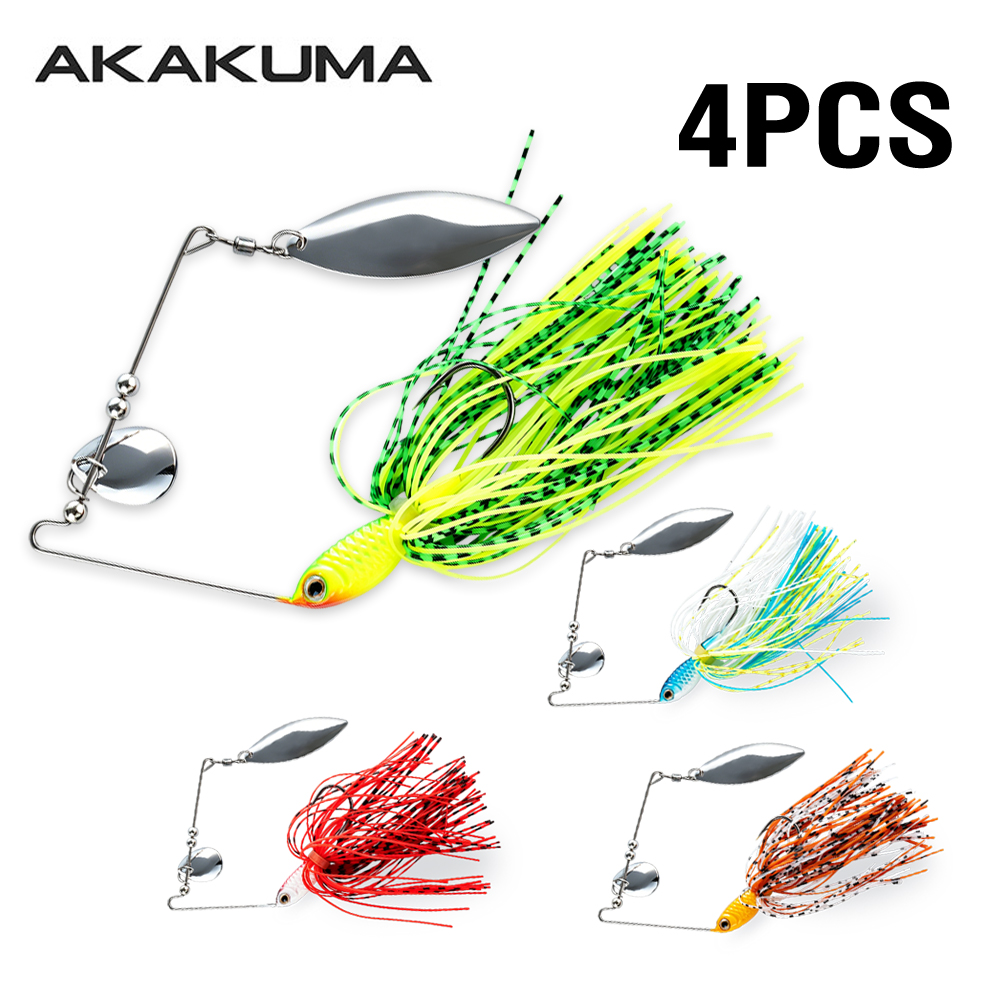 4pcs 18g Spinnerbait Fishing L - огляд і ціна Fishing Lure Blade Bait