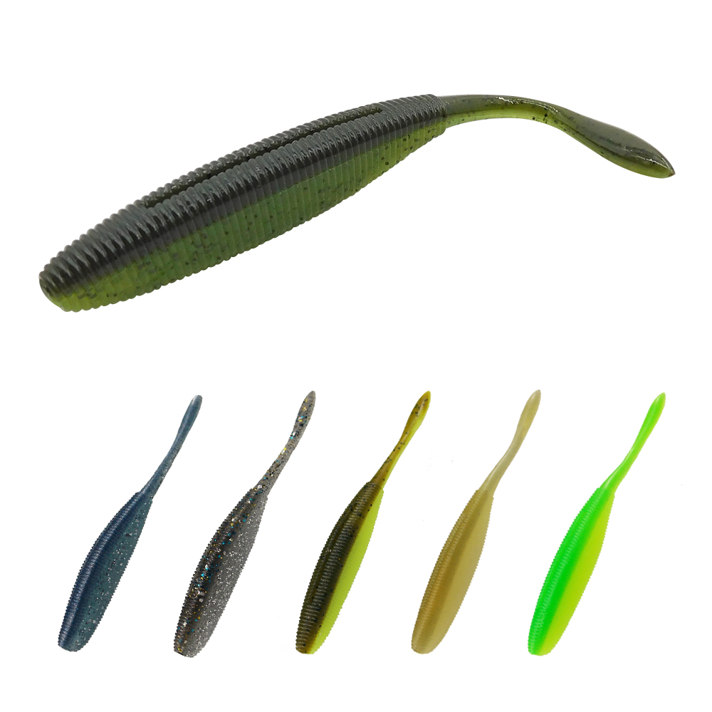 ESFISHING Drive Shad 100mm 8pc - огляд і ціна Fishing Lure Soft Plastic