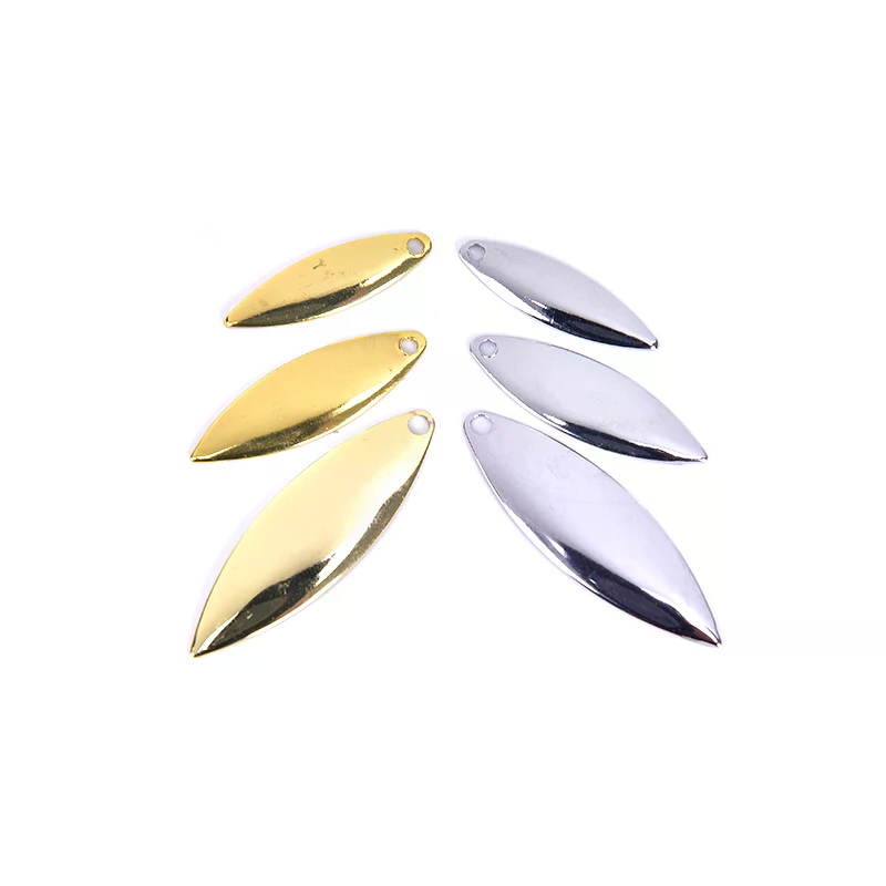 50pcs Willow Spinner Blades Sm - огляд і ціна Fishing Lure Blade Bait