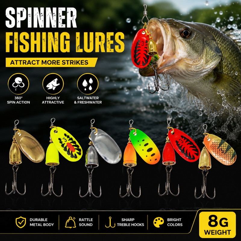 Fishing Spinner Lure 8g Metal  - огляд і ціна Fishing Lure Blade Bait